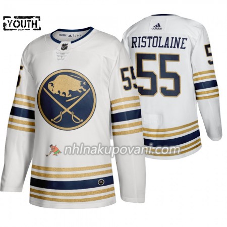 Buffalo Sabres Dresy Rasmus Ristolainen 55 50th Anniversary Adidas 2019-2020 Bílá Authentic - Dětské